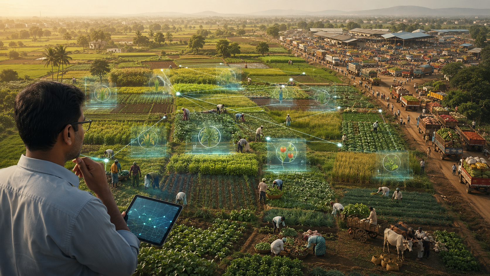 India Has Millions of Farmers. The Real Question Is: Who Can See Their Harvest Before the Market Does?
